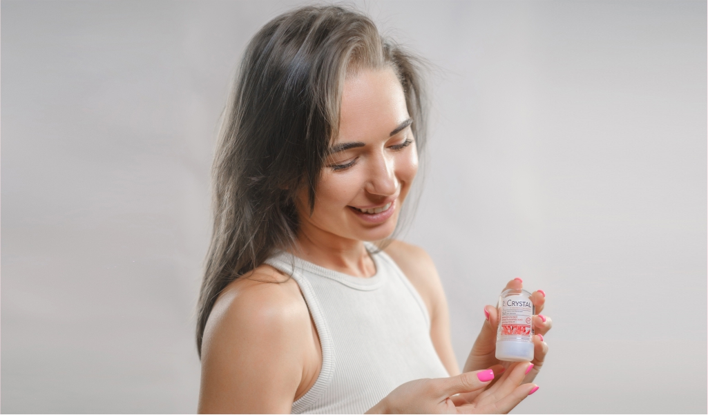 Кристаллический дезодорант с хлопком