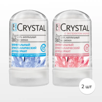 Набор минеральных дезодорантов для него и для нее Secrets Lan CRYSTAL Deodorant Stick, 2*60г 