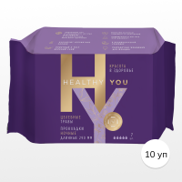 Прокладки женские ночные HEALTHY YOU, 10 упаковок по 7 шт.
