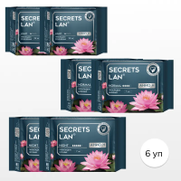 Прокладки на весь цикл Secrets Lan Анион + О2, 6 упаковок