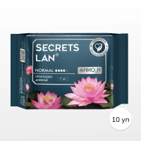 Прокладки женские гигиенические дневные Анион, Secrets Lan, 10 уп. по 7 шт.