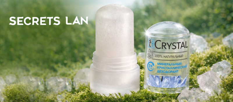 Дезодорант Crystal от Secrets Lan: принцип действия и отличие от других средств против запаха пота