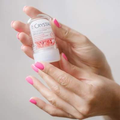 Дезодорант минеральный для тела с экстрактом хлопка, 1 шт. 60 г.