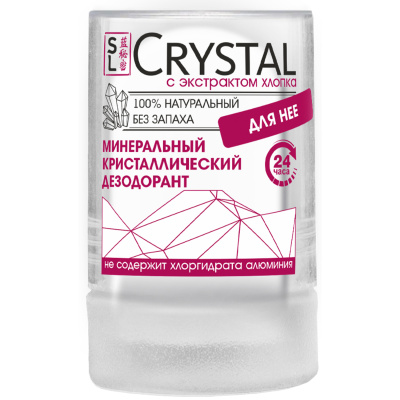 Дезодорант кристаллический Secrets Lan CRYSTAL Deodorant Stick, с экстрактом злопка 120г