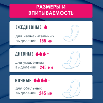Прокладки  ночные Secrets Lan Целебные масла 4 капли, 7 шт.