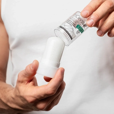 Набор минеральных дезодорантов для него и для нее Secrets Lan CRYSTAL Deodorant Stick, 2*120г 