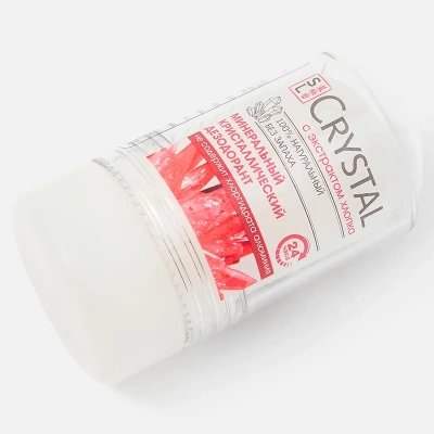 Дезодорант минеральный для тела с экстрактом хлопка, 1 шт. 60 г.