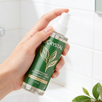 Дезодорант минеральный спрей "Зеленый чай", 12 шт, 100 мл